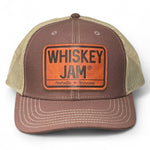 6 Panel Leather Patch Tractor Trucker