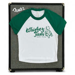 White & Kelly Green Jammy Bear Baby Doll Tee