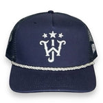 WJ Classic Navy Blue Trucker