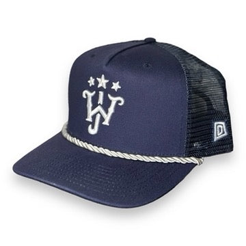 WJ Classic Navy Blue Trucker