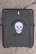 Military Green 2-Color Brothers Skull Tee