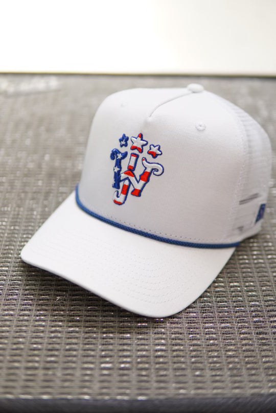 Embroidered Mesh-back Cap — Kentucky Just Us