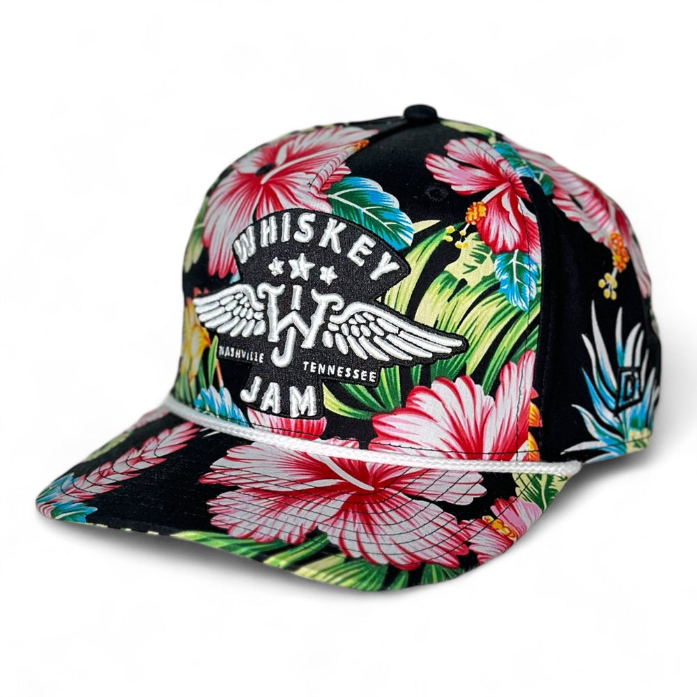 No Bad Vibes Floral Hat
