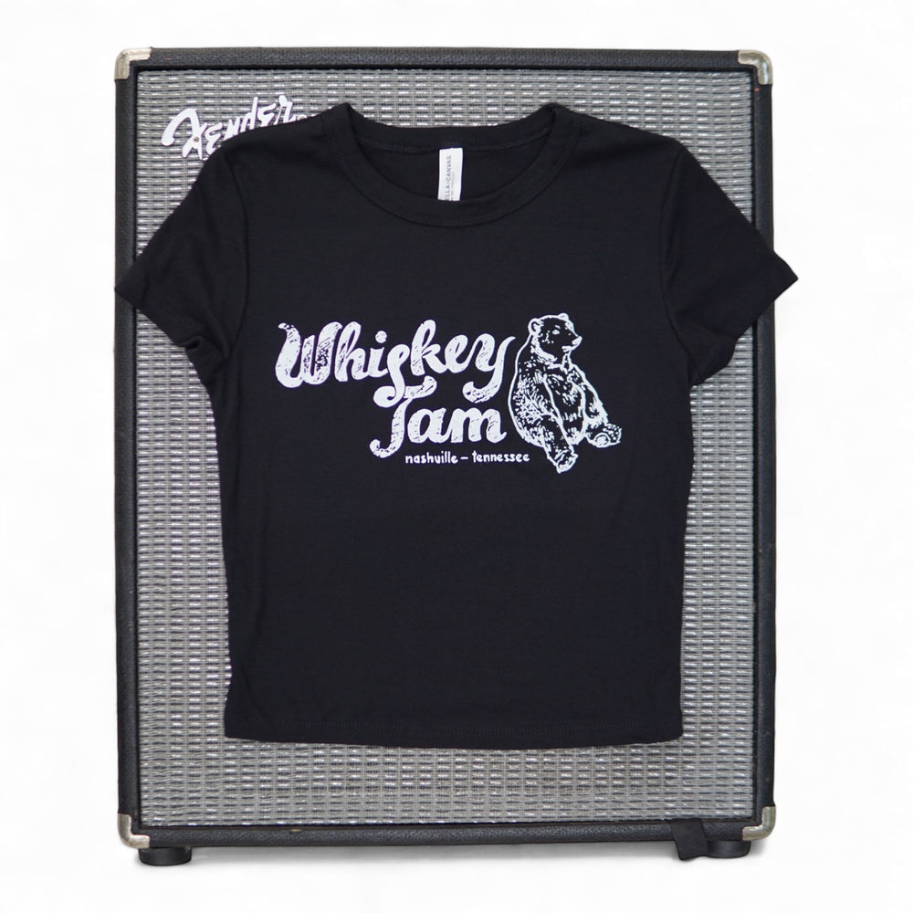 Black Jammy Bear Baby Doll Tee