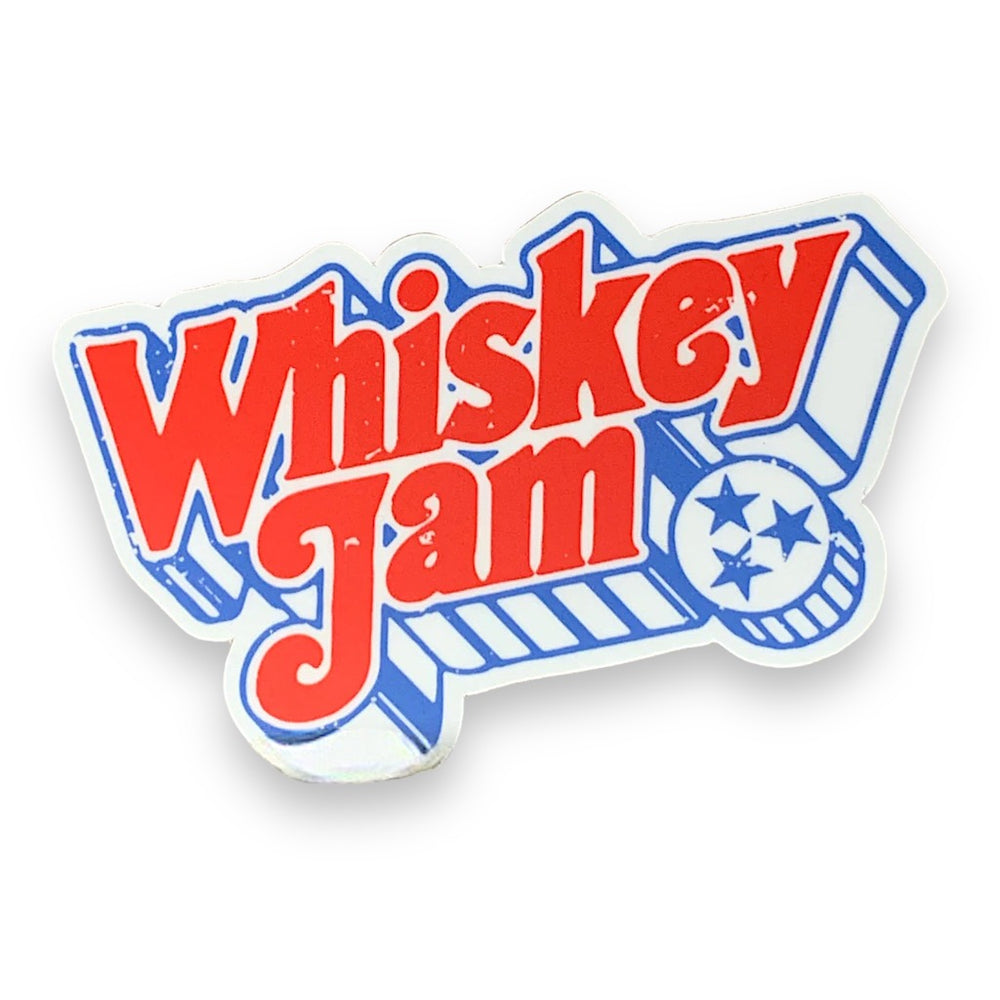 Whiskey Jam Woodcut Sticker