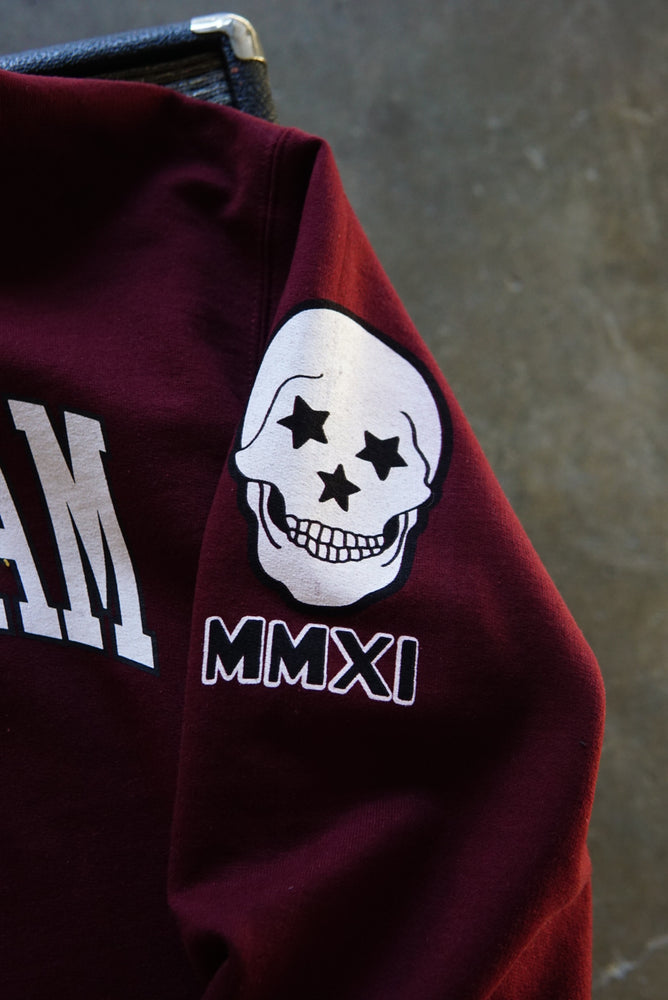 WJ Dropout Maroon Hoodie